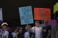 Venice activists call for 'No Bezos, No War' march to protest billionaire's wedding - Source: Getty